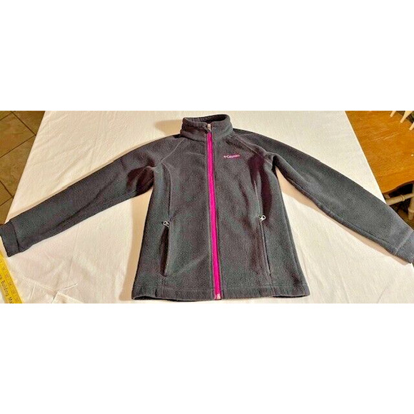 Columbia Softshell Jacket - Juniors - Size Medium (10-12) Full ZIP Long Sleeve - Picture 1 of 13